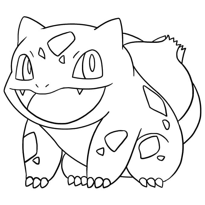 Desenhos de Bulbasaur para colorir