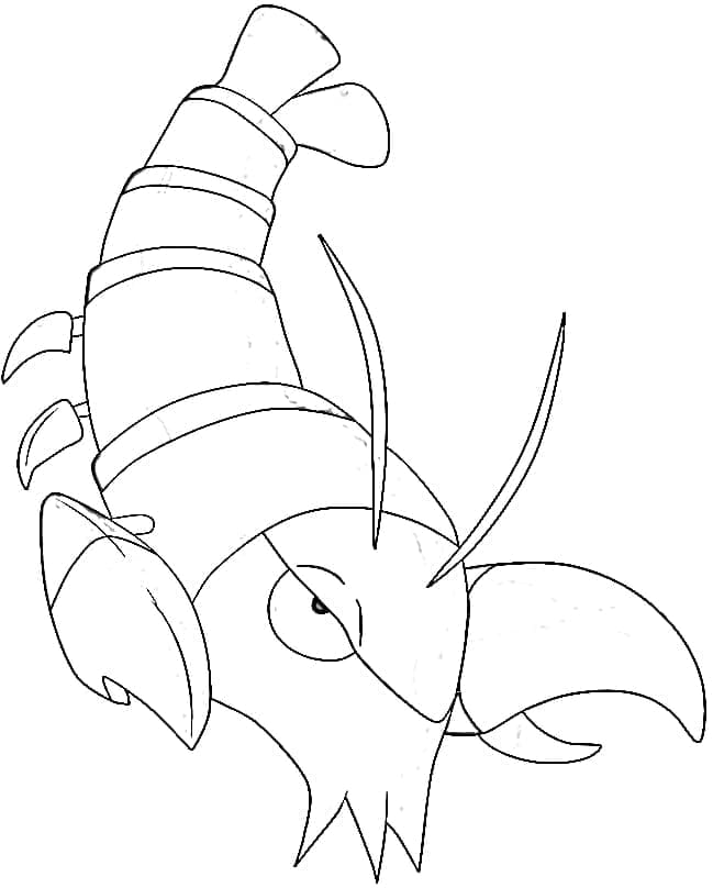 Desenho dePokémon Clauncher Imprimível para colorir