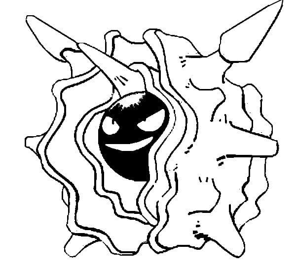 Desenho dePokemon Cloyster Grátis para colorir