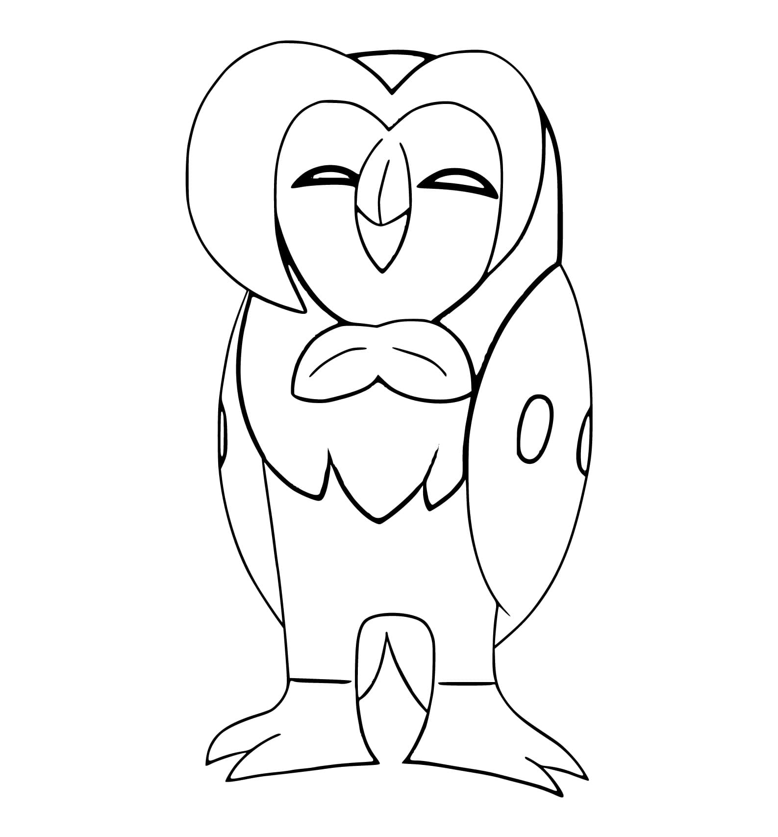 Desenho dePokémon Dartrix para colorir