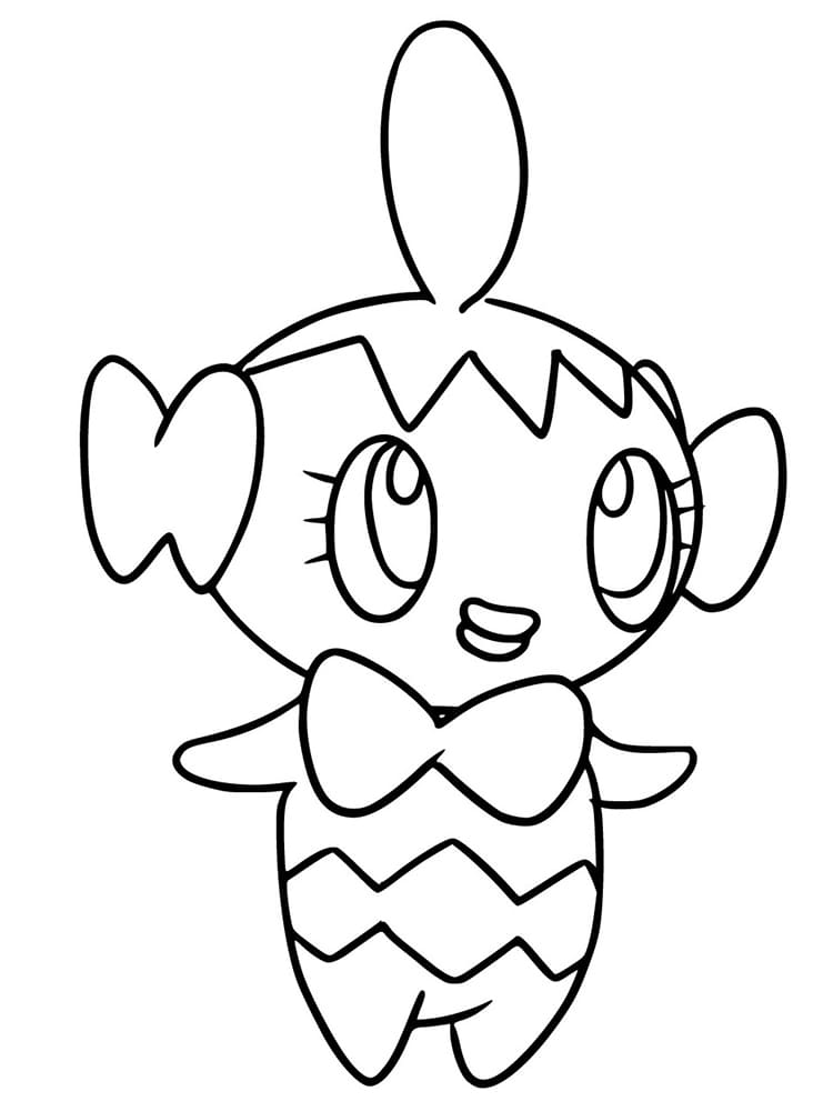 Desenho dePokémon Gothita Grátis para colorir