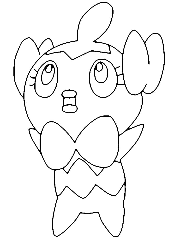 Desenho dePokémon Gothita Imprimível para colorir