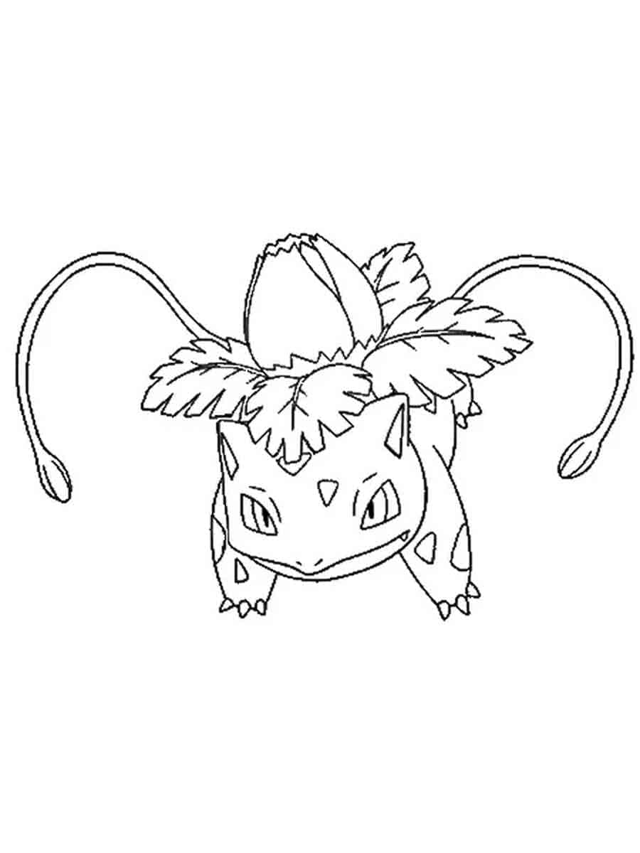 Desenho dePokemon Ivysaur Grátis para colorir