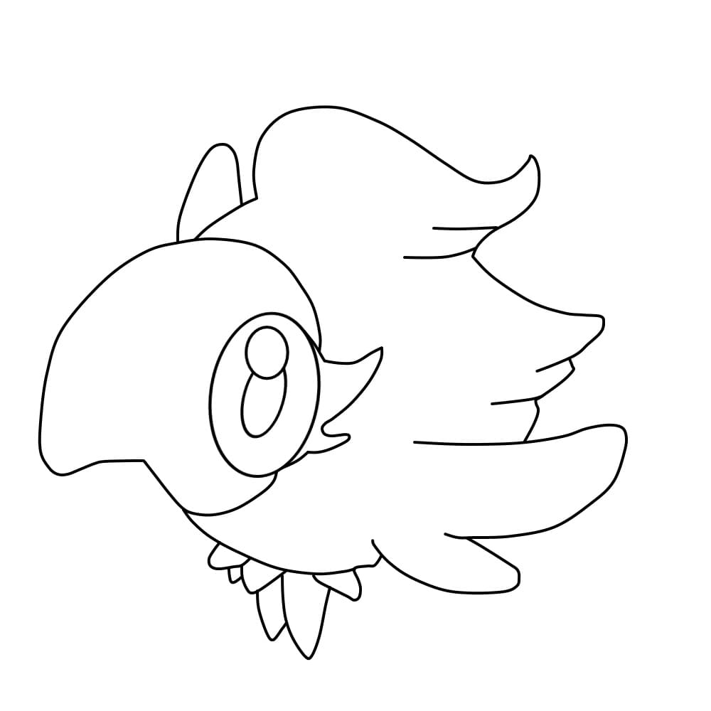 Desenho dePokémon Spritzee para colorir