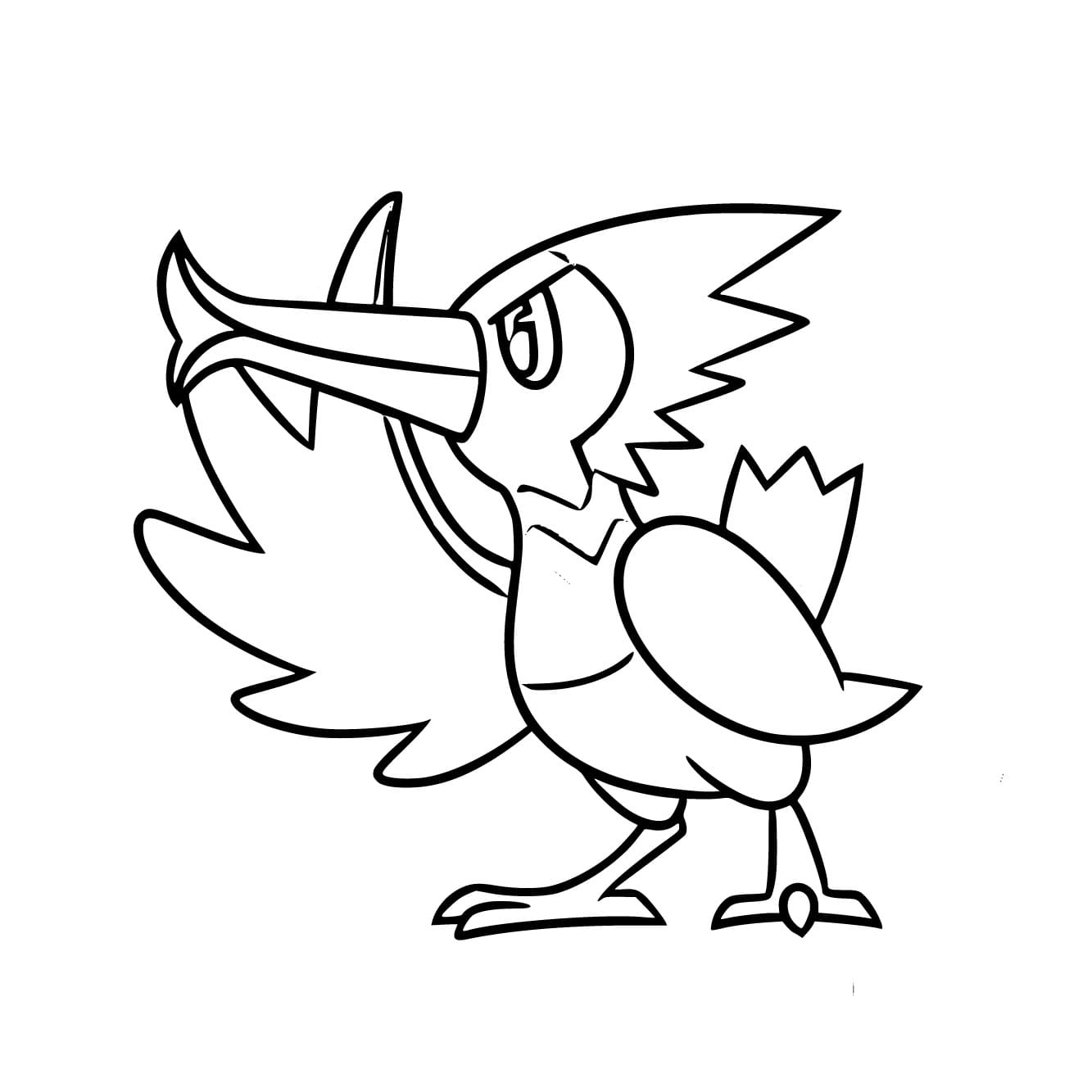 Desenho dePokémon Trumbeak Grátis Para Crianças para colorir