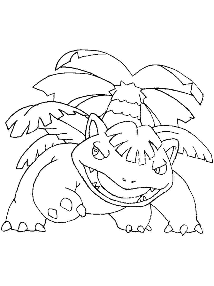 Desenho dePokemon Venusaur Grátis Para Crianças para colorir