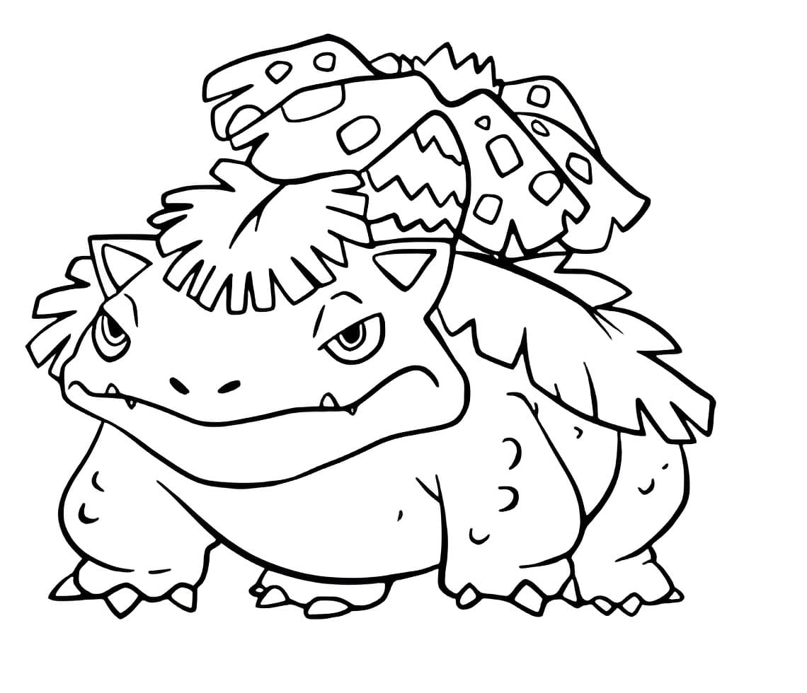 Desenho dePokemon Venusaur para colorir