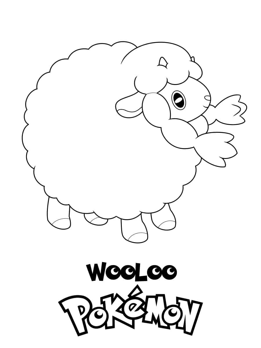 Desenhos de Wooloo para colorir