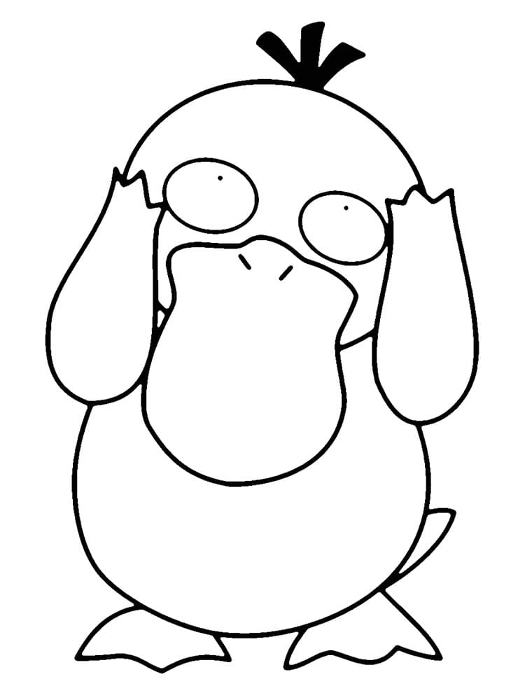 Desenho dePsyduck Para Crianças para colorir