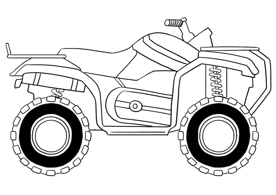 Desenho deQuadriciclo Normal para colorir