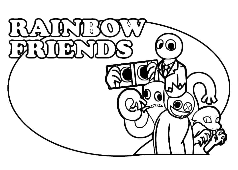 Desenho deRainbow Friends Imprimível para colorir