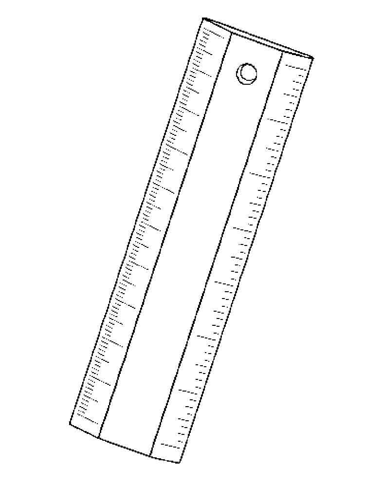 Desenho deRégua Para Crianças para colorir