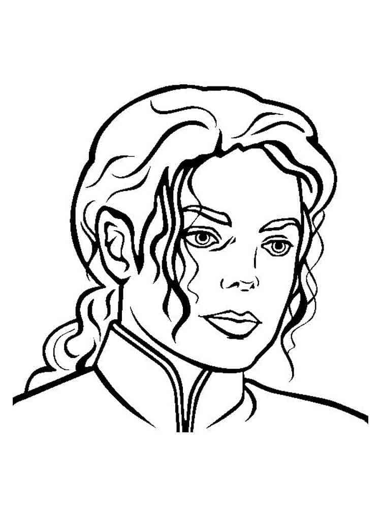 Desenhos de Michael Jackson para colorir