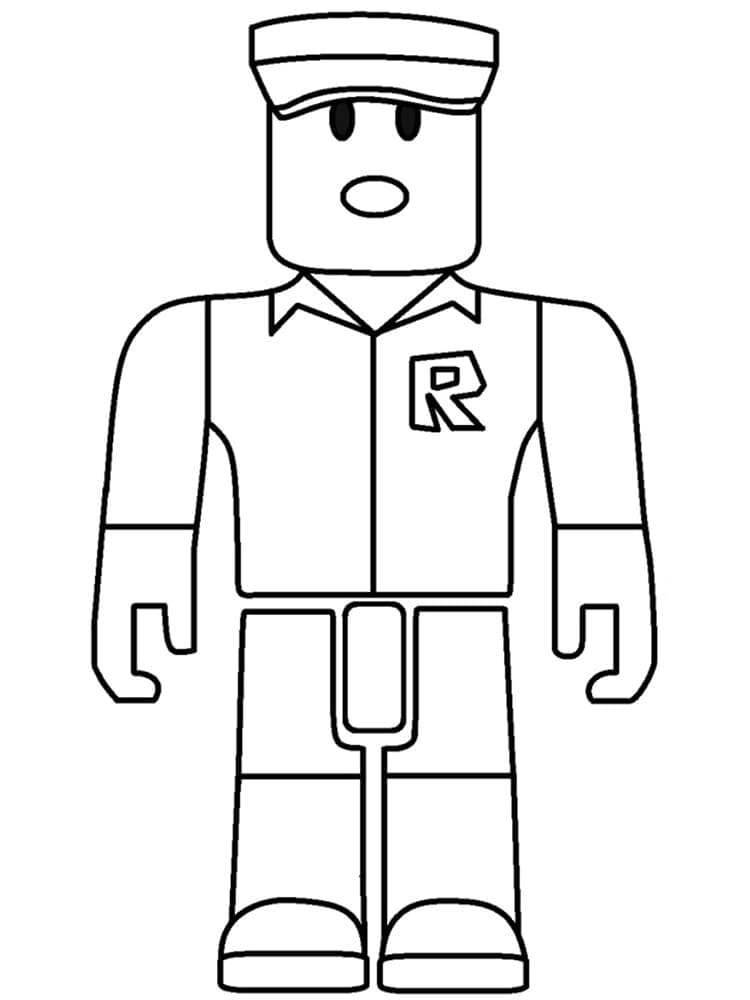 Desenho deRoblox Grátis para colorir