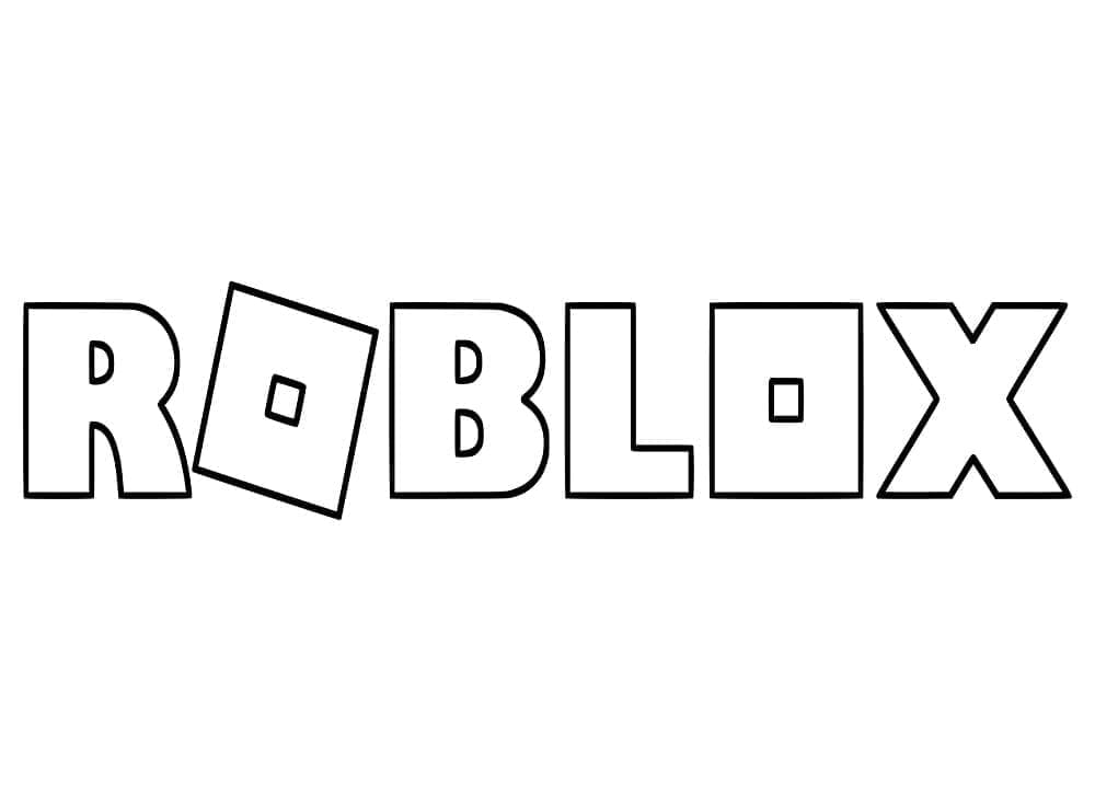 Desenho deRoblox Grátis Para Crianças para colorir