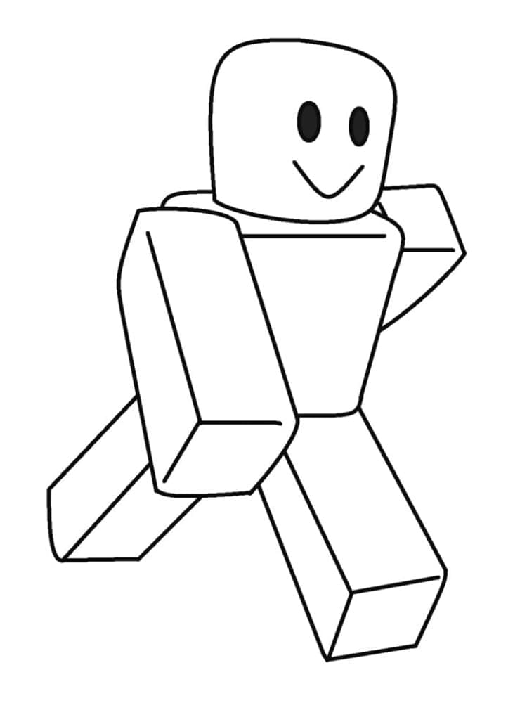 Desenho deRoblox Novato para colorir