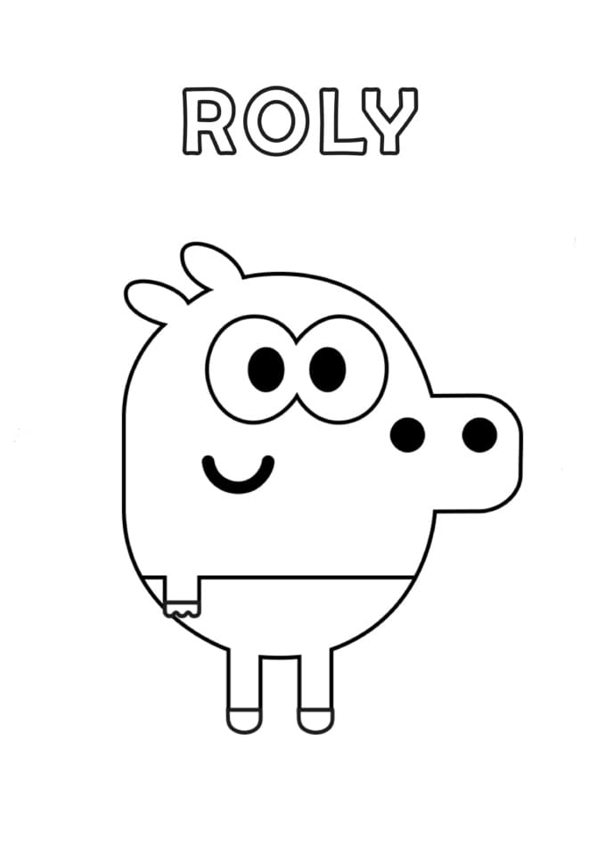 Desenho deRoly de Hey Duggee para colorir