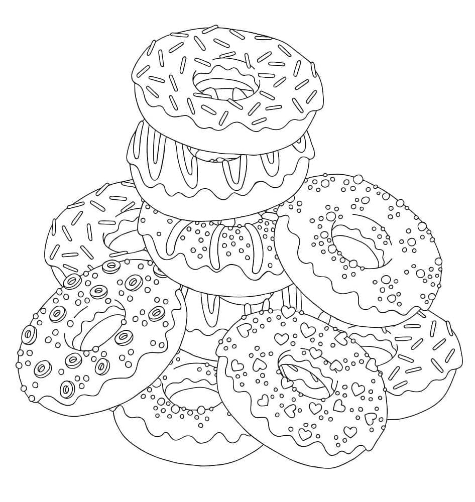 Desenho deRosquinhas Deliciosas para colorir