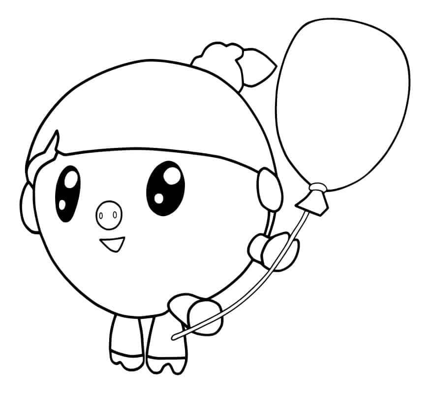 Desenho deRosy Baby Riki para colorir