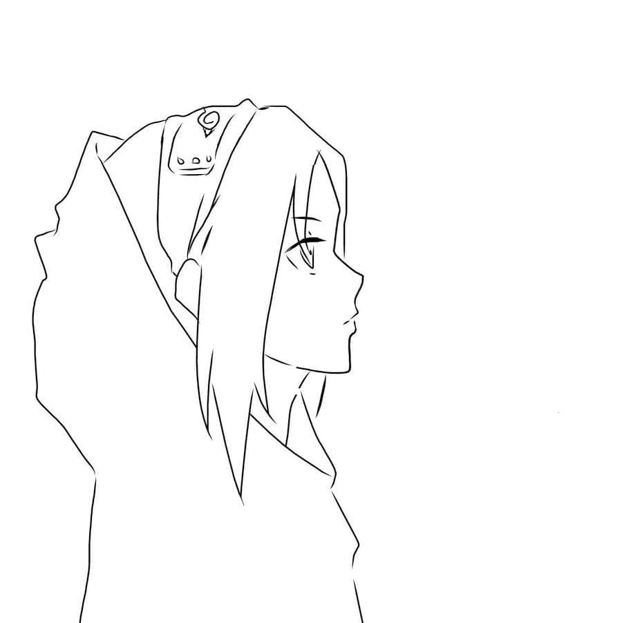 Desenho deSakura Haruno Imprimível para colorir