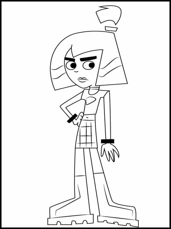 Desenho deSamantha Sam Manson de Danny Phantom para colorir