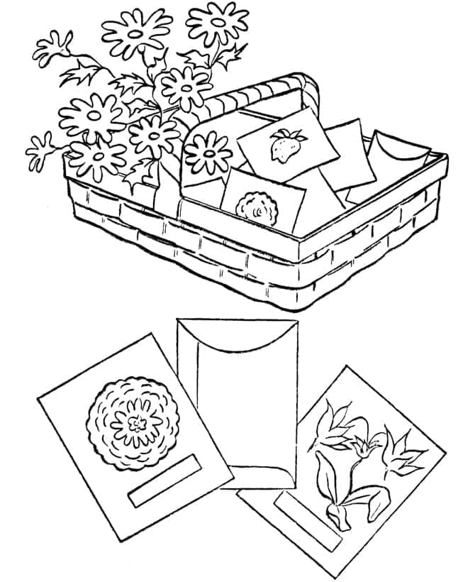 Desenho de Sementes de Jardim para colorir