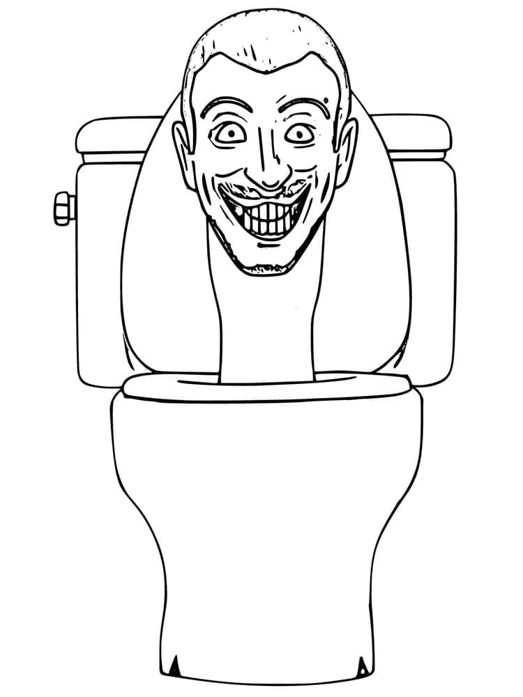 Desenho deSkibidi Toilet 3 para colorir