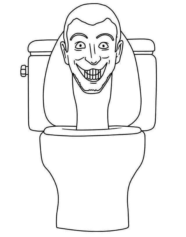 Desenhos de Skibidi Toilet para colorir