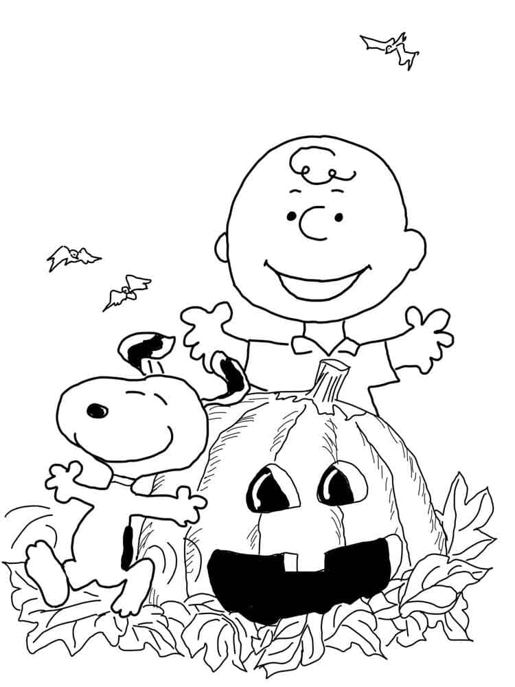 Desenhos de Charlie Brown para colorir