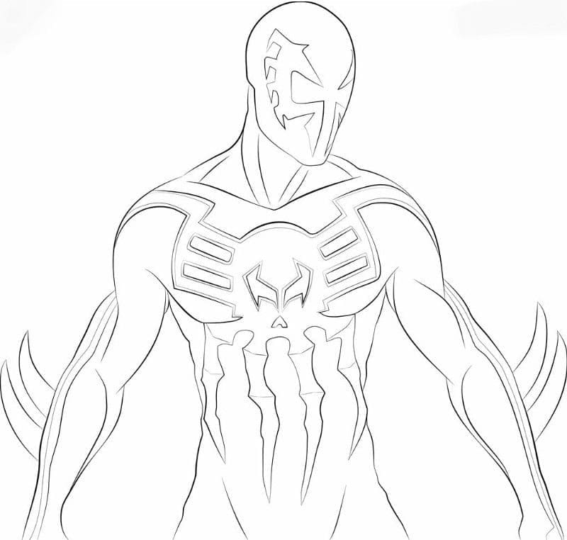 Desenho de Spider-Man 2099 para colorir