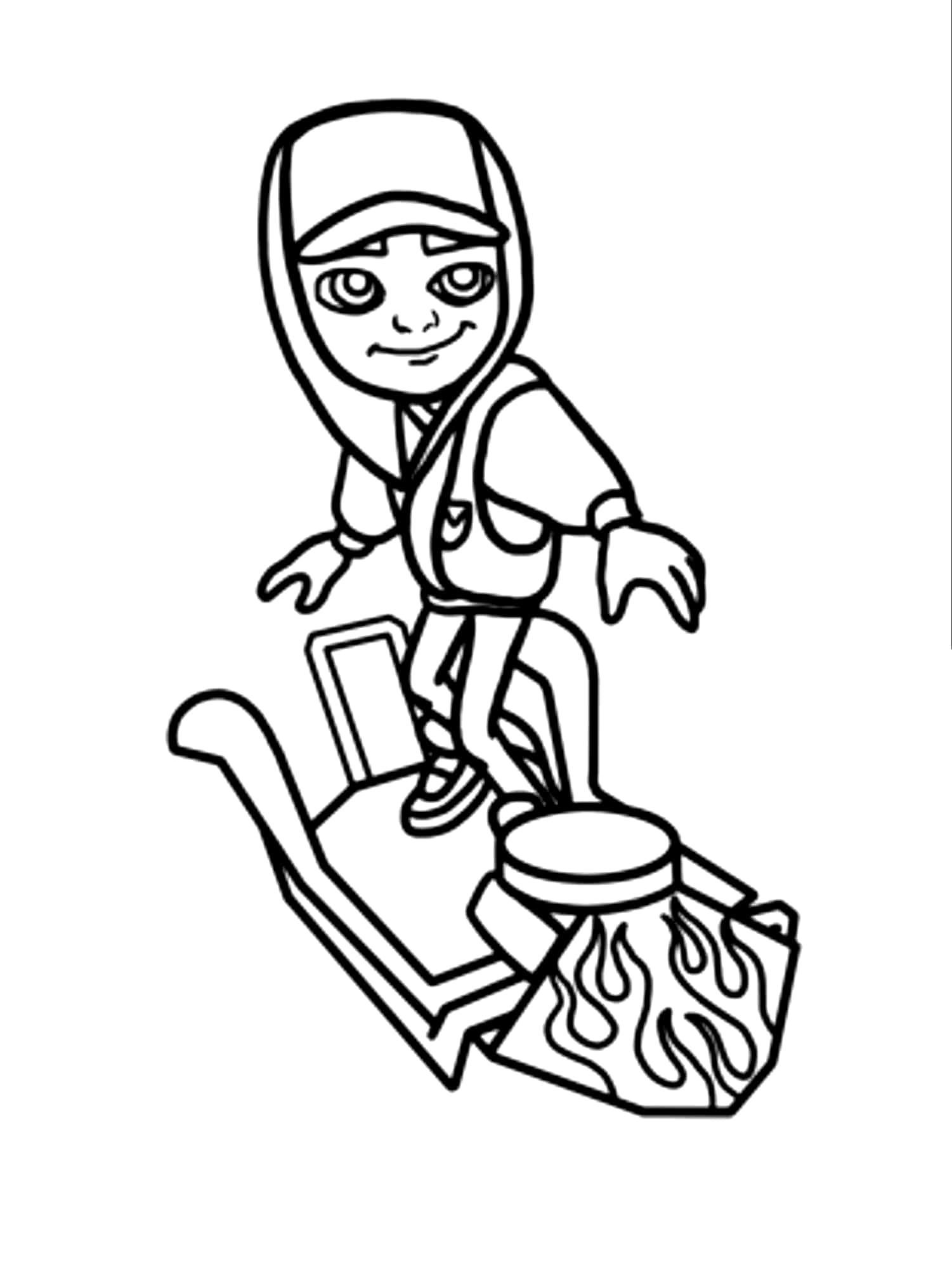 Desenho deSubway Surfers 1 para colorir