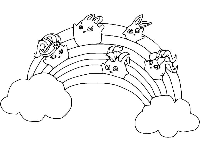 Desenhos de Sunny Bunnies para colorir