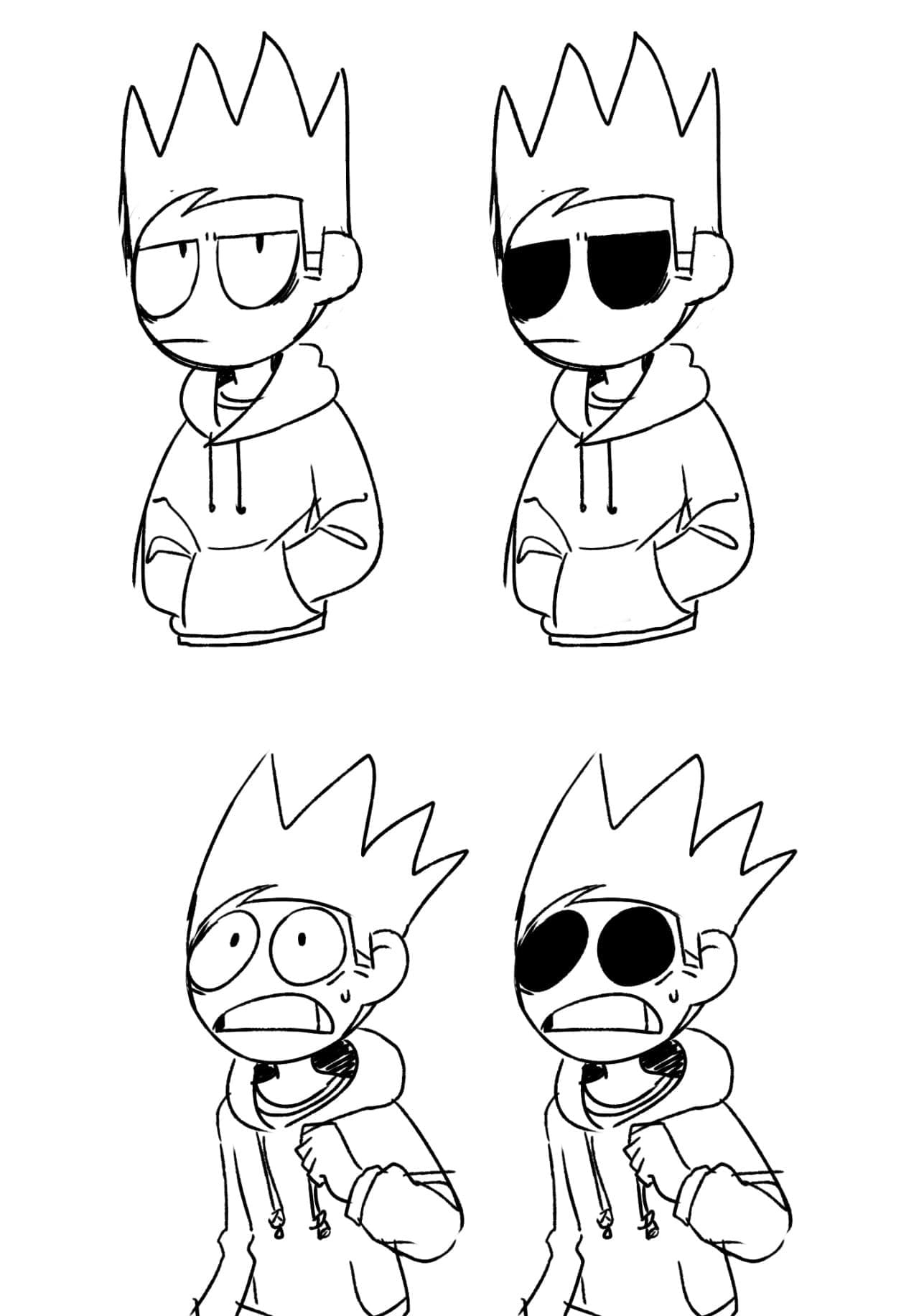 Desenho deTom de Eddsworld para colorir