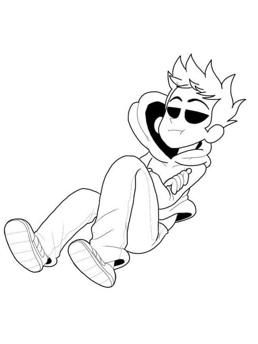 Desenho deTom Eddsworld para colorir