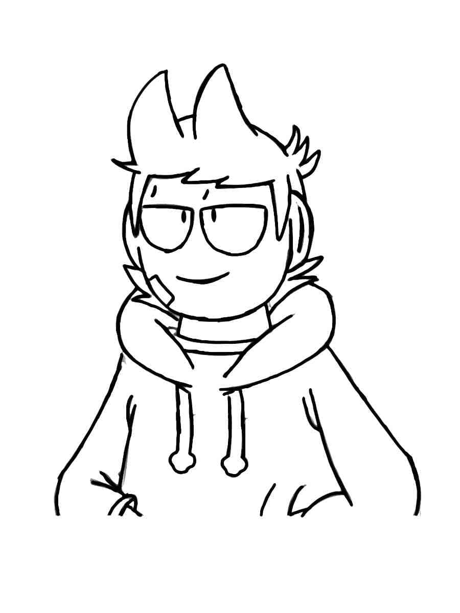 Desenho deTord de Eddsworld para colorir