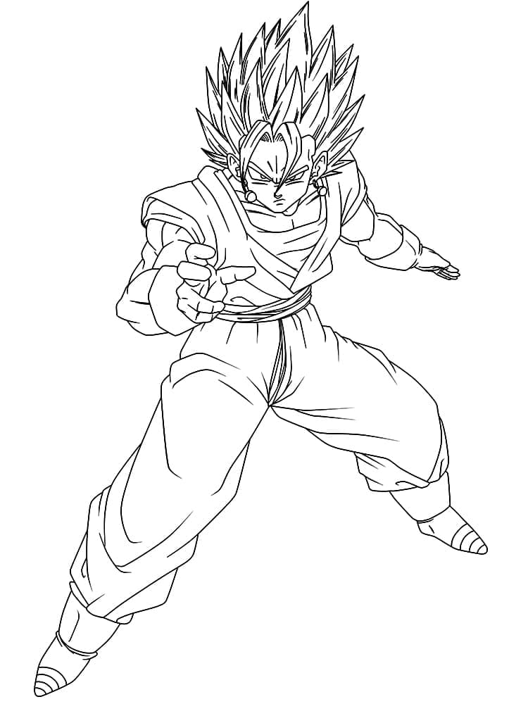 Desenhos de Vegetto para colorir