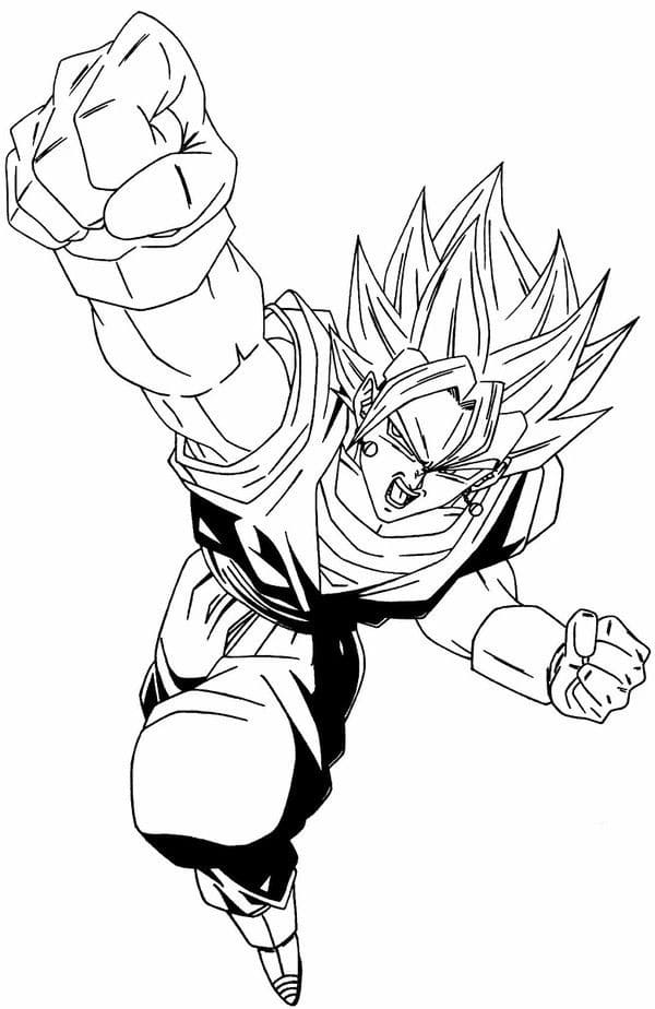 Desenho deVegetto Irritado para colorir