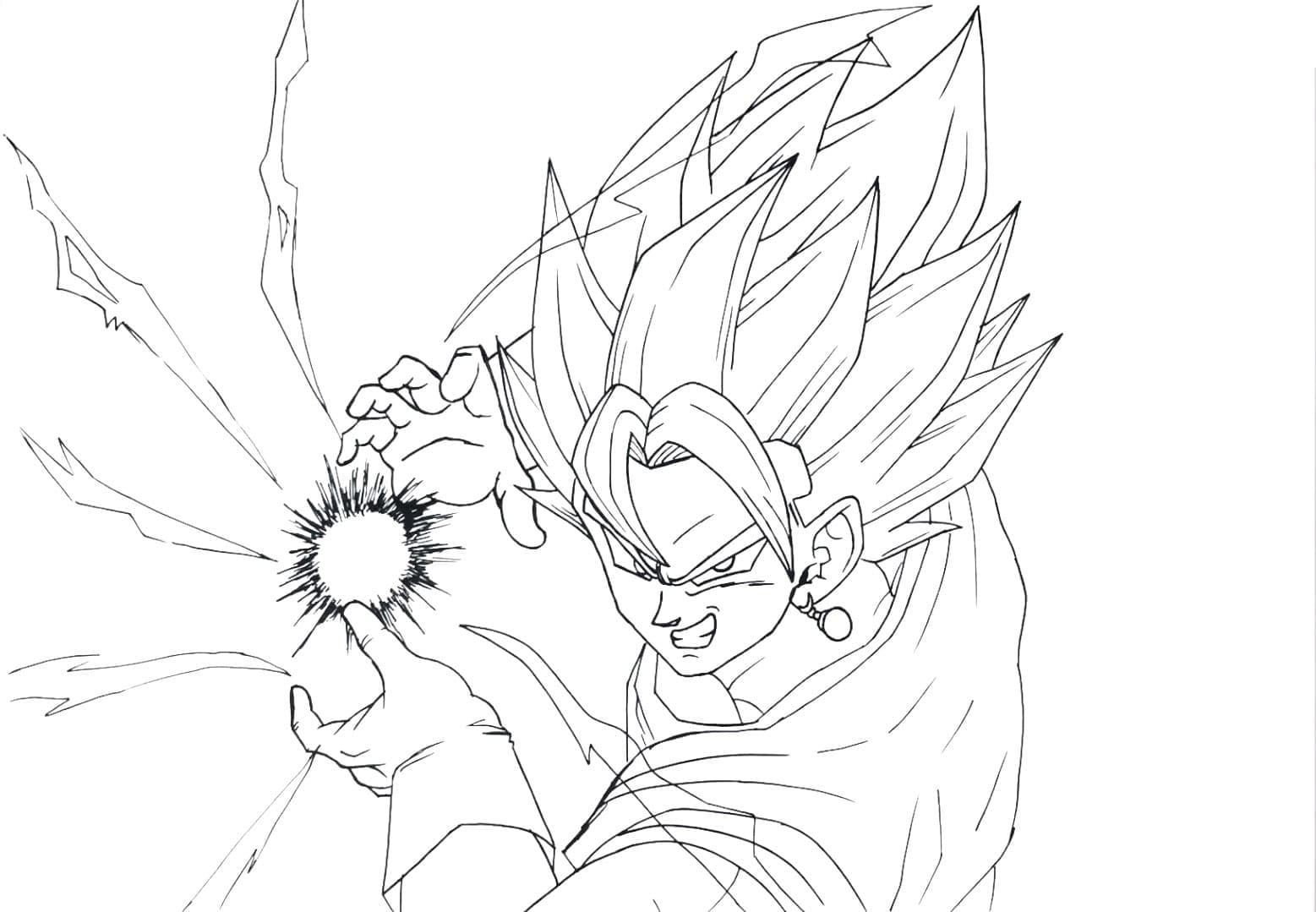 Desenho deVegetto Poderoso para colorir