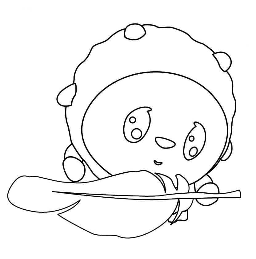 Desenho deWally Baby Riki para colorir