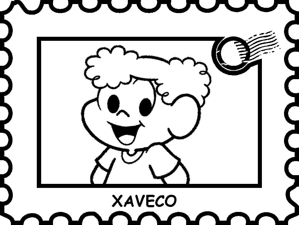 Desenho deXaveco de Turma da Mônica para colorir