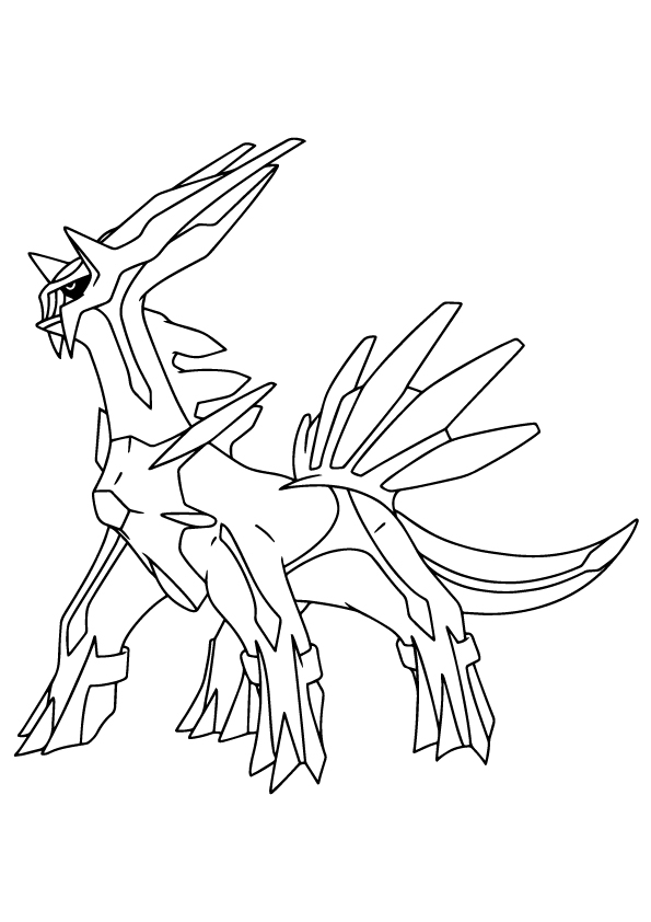 Desenho deO Poderoso Dialga para colorir