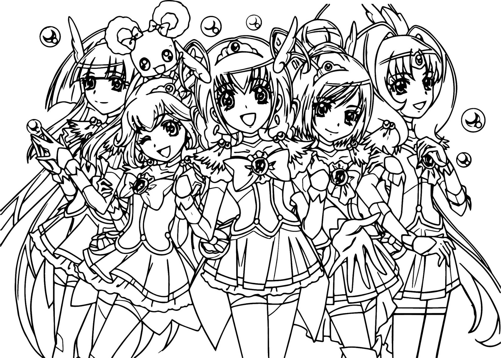 Desenhos de Glitter Force para colorir