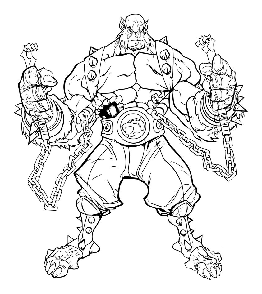 Desenhos de Panthro para colorir