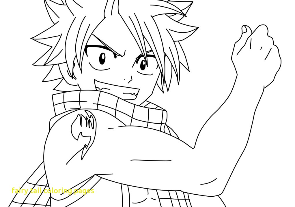 Desenhos de Fairy Tail para colorir