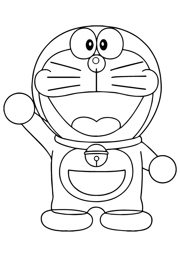 Desenhos de Doraemon para colorir