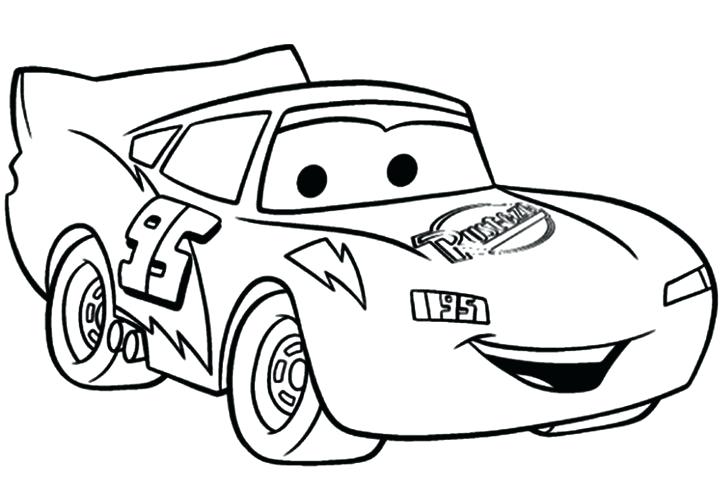 Desenho deLightning McQueen 1 para colorir