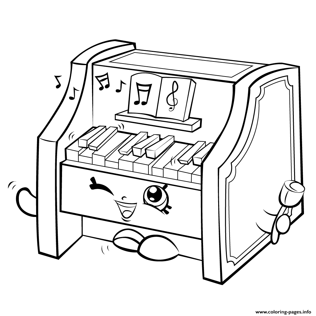 Desenho de Piano Exclusivo para colorir