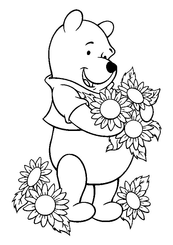 Desenhos de Ursinho Pooh para colorir