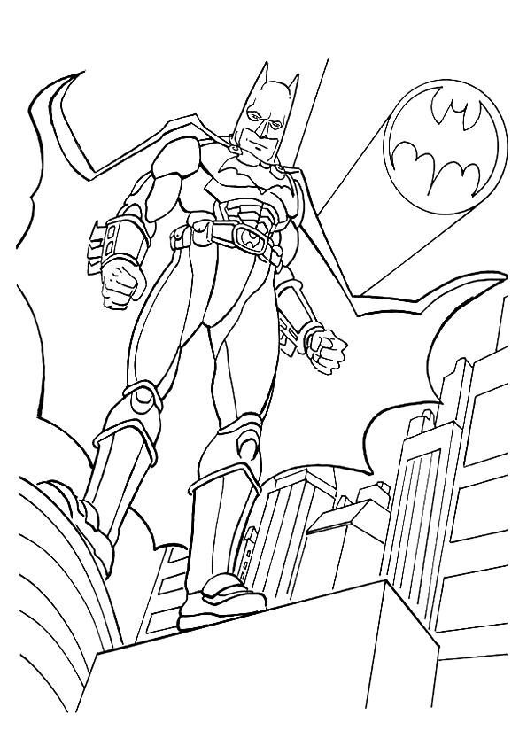 Desenho deImpressionante Batman para colorir