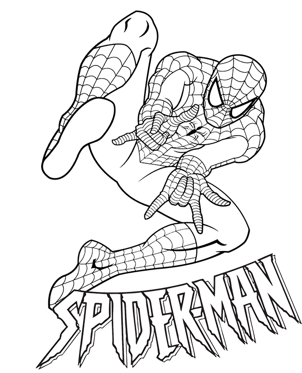 Desenhos de Homem Aranha (Spiderman) para colorir